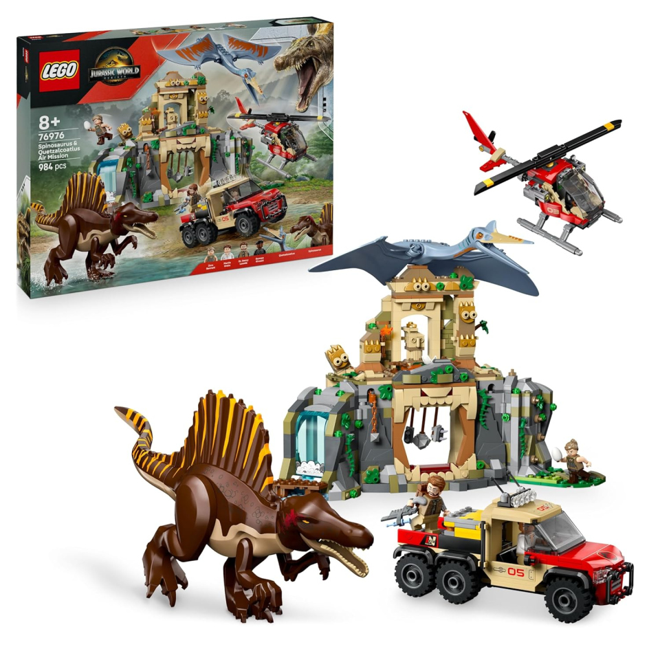 LEGO Jurassic World Spinosauro e Quetzalcoatlus 76976