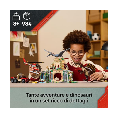 LEGO Jurassic World Spinosauro e Quetzalcoatlus 76976