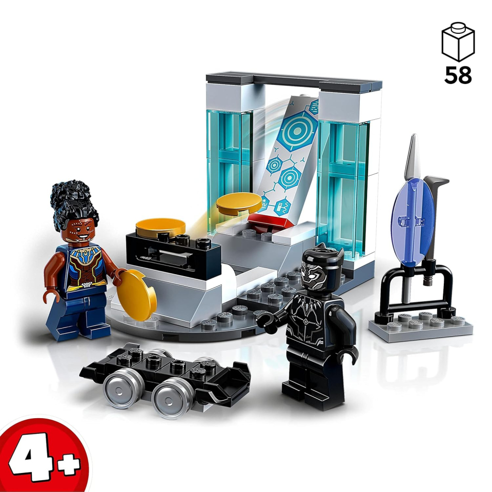 LEGO Marvel Laboratorio di Shuri con Black Panther 76212
