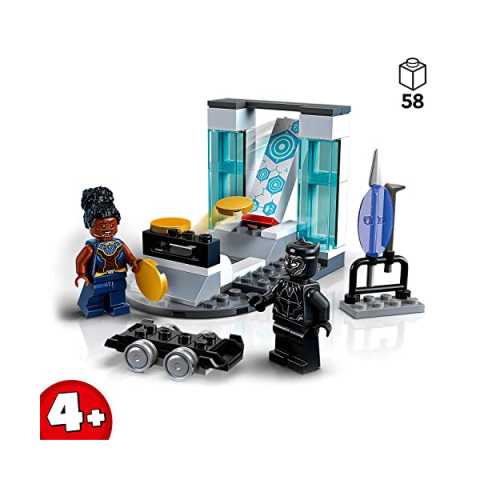 LEGO Marvel Laboratorio di Shuri con Black Panther 76212
