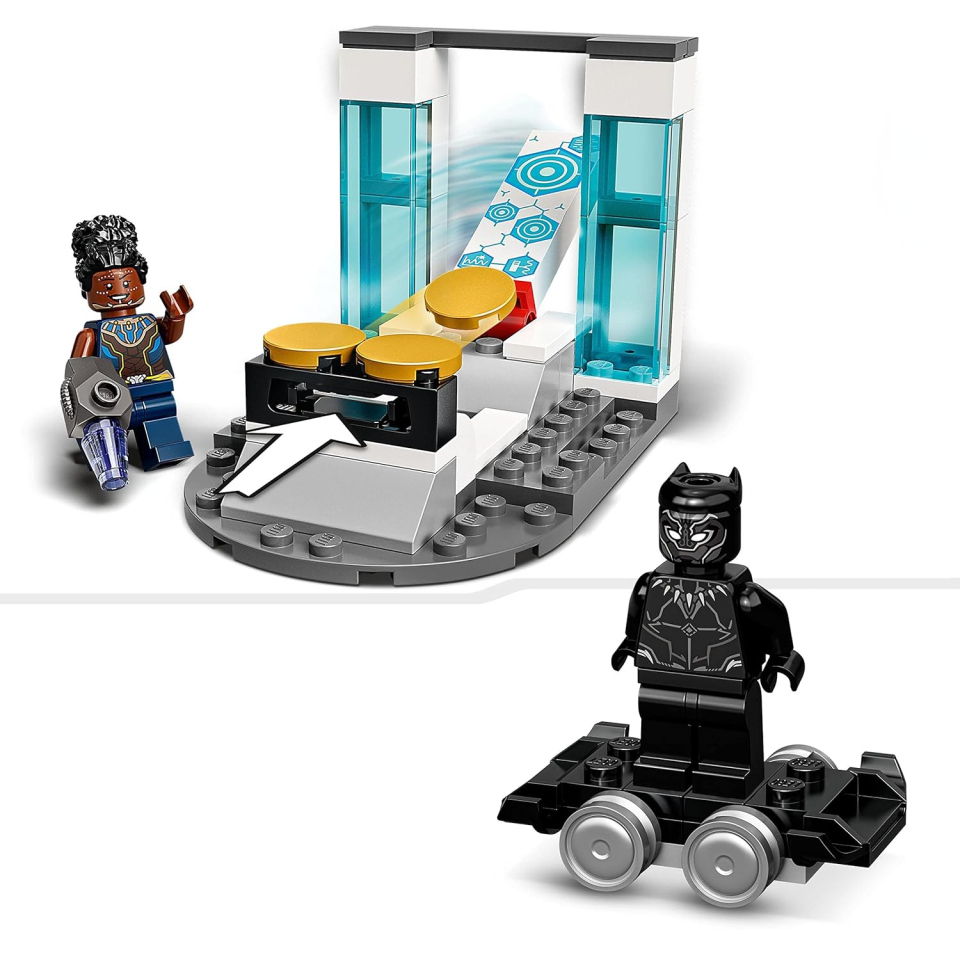 LEGO Marvel Laboratorio di Shuri con Black Panther 76212