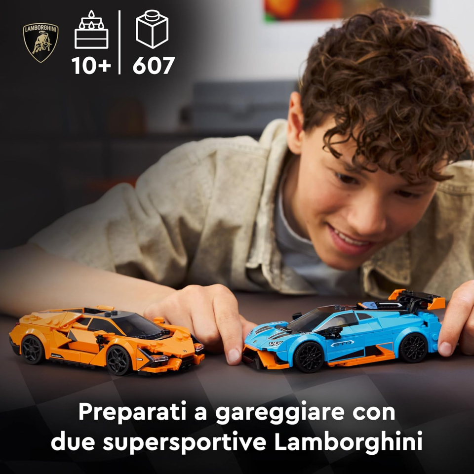 LEGO Speed Champions Lamborghini Revuelto e Huracán STO 77238