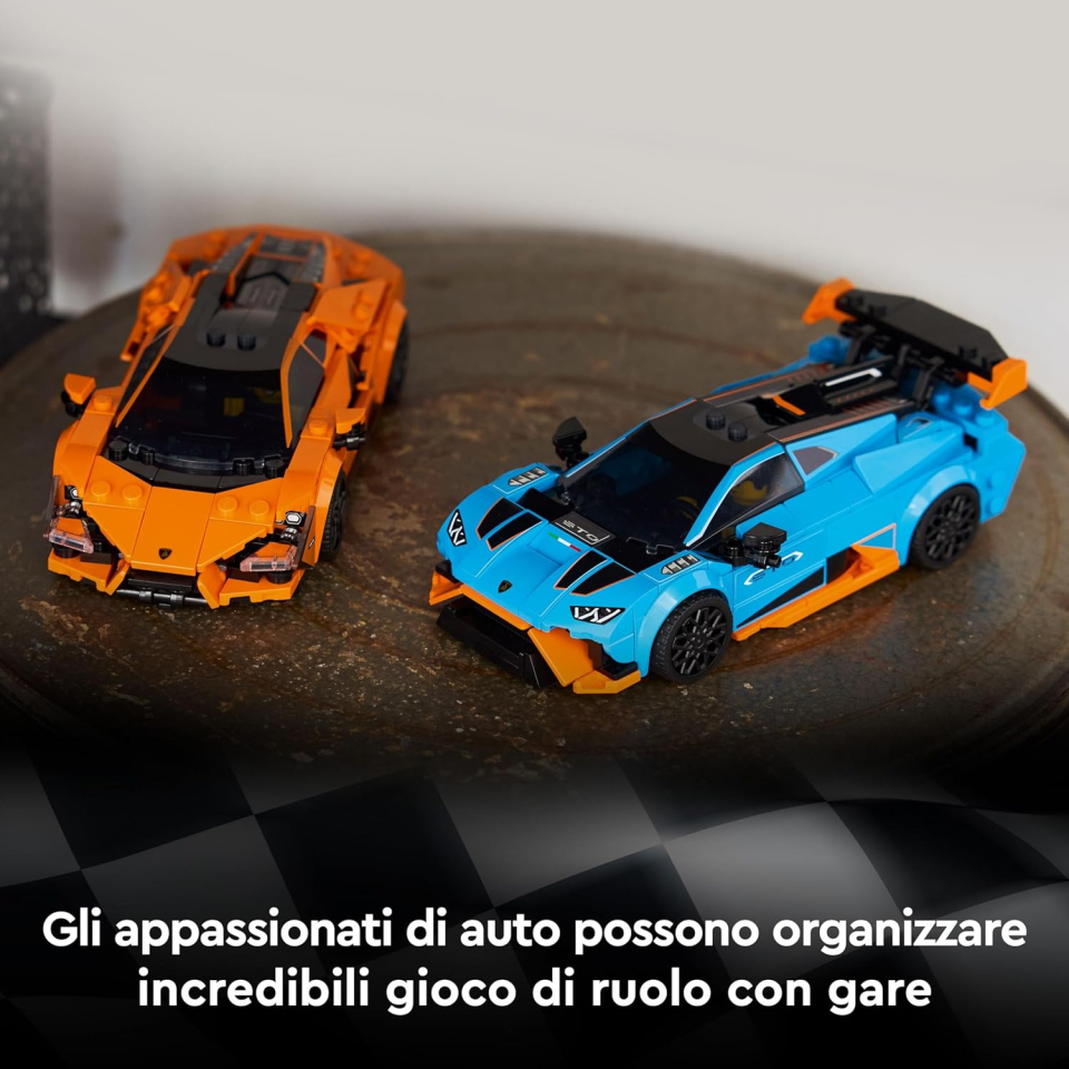 LEGO Speed Champions Lamborghini Revuelto e Huracán STO 77238