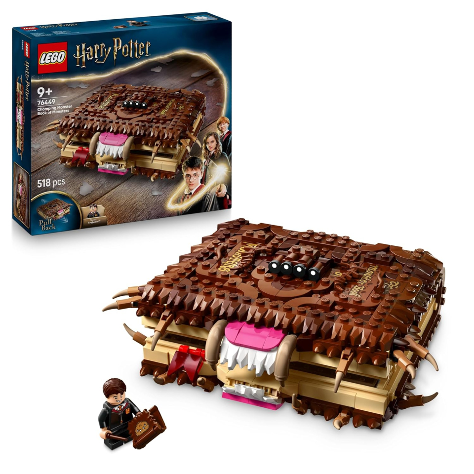 LEGO Harry Potter Libro Mostro dei Mostri Azzannante con Neville Paciock