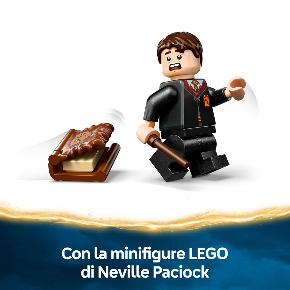 LEGO Harry Potter Libro Mostro dei Mostri Azzannante con Neville Paciock