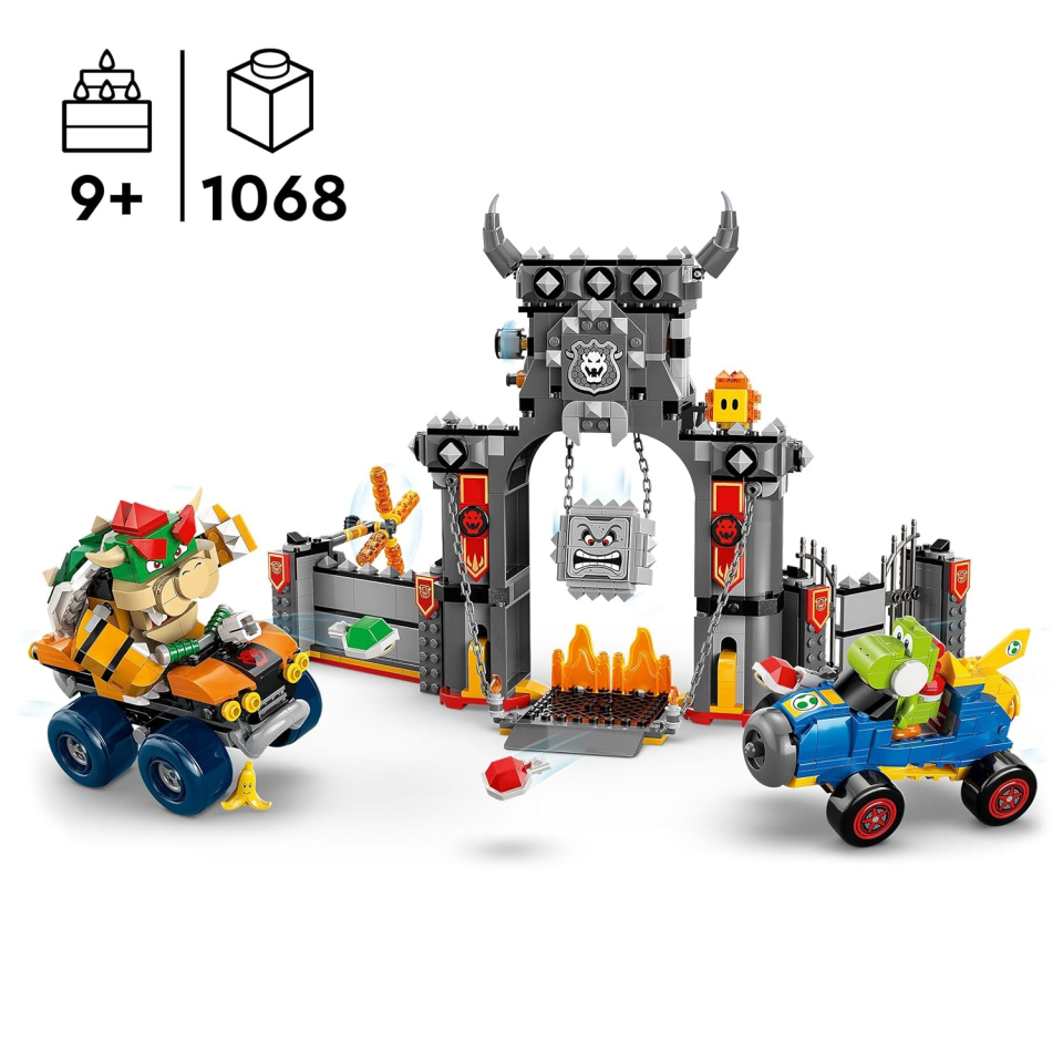 LEGO Super Mario Kart – Castello di Bowser con Yoshi e 2 Veicoli
