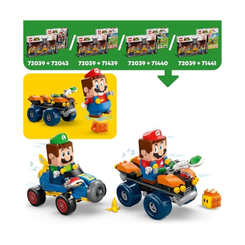 LEGO Super Mario Kart – Castello di Bowser con Yoshi e 2 Veicoli