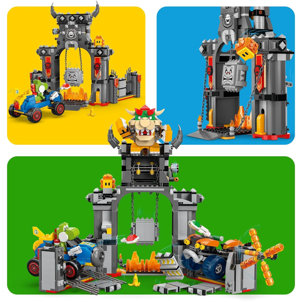 LEGO Super Mario Kart – Castello di Bowser con Yoshi e 2 Veicoli