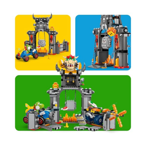 LEGO Super Mario Kart – Castello di Bowser con Yoshi e 2 Veicoli