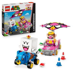 LEGO Super Mario Kart – Wario e Re Boo con Discocabrio e Quad orsetto