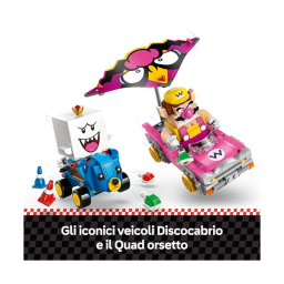 LEGO Super Mario Kart – Wario e Re Boo con Discocabrio e Quad orsetto