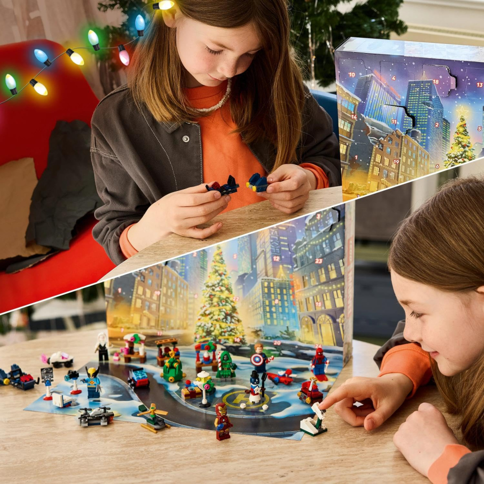 LEGO Marvel Calendario Avvento 2026 con 6 Minifigure Supereroi