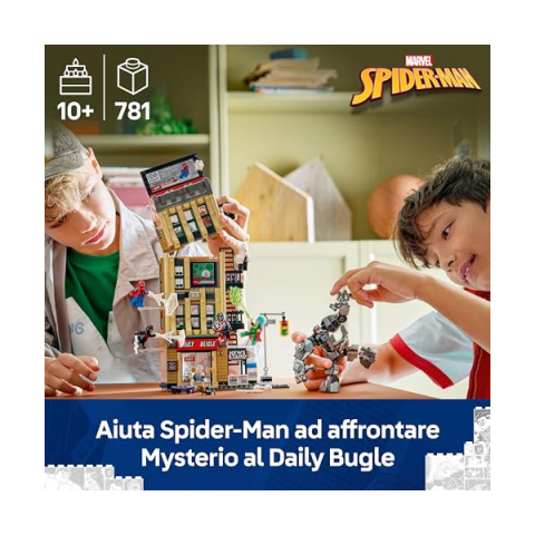 LEGO Marvel Spider-Man vs Mysterio Daily Bugle 76342