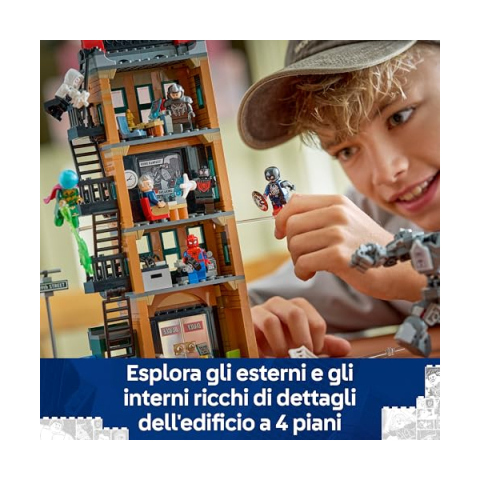 LEGO Marvel Spider-Man vs Mysterio Daily Bugle 76342