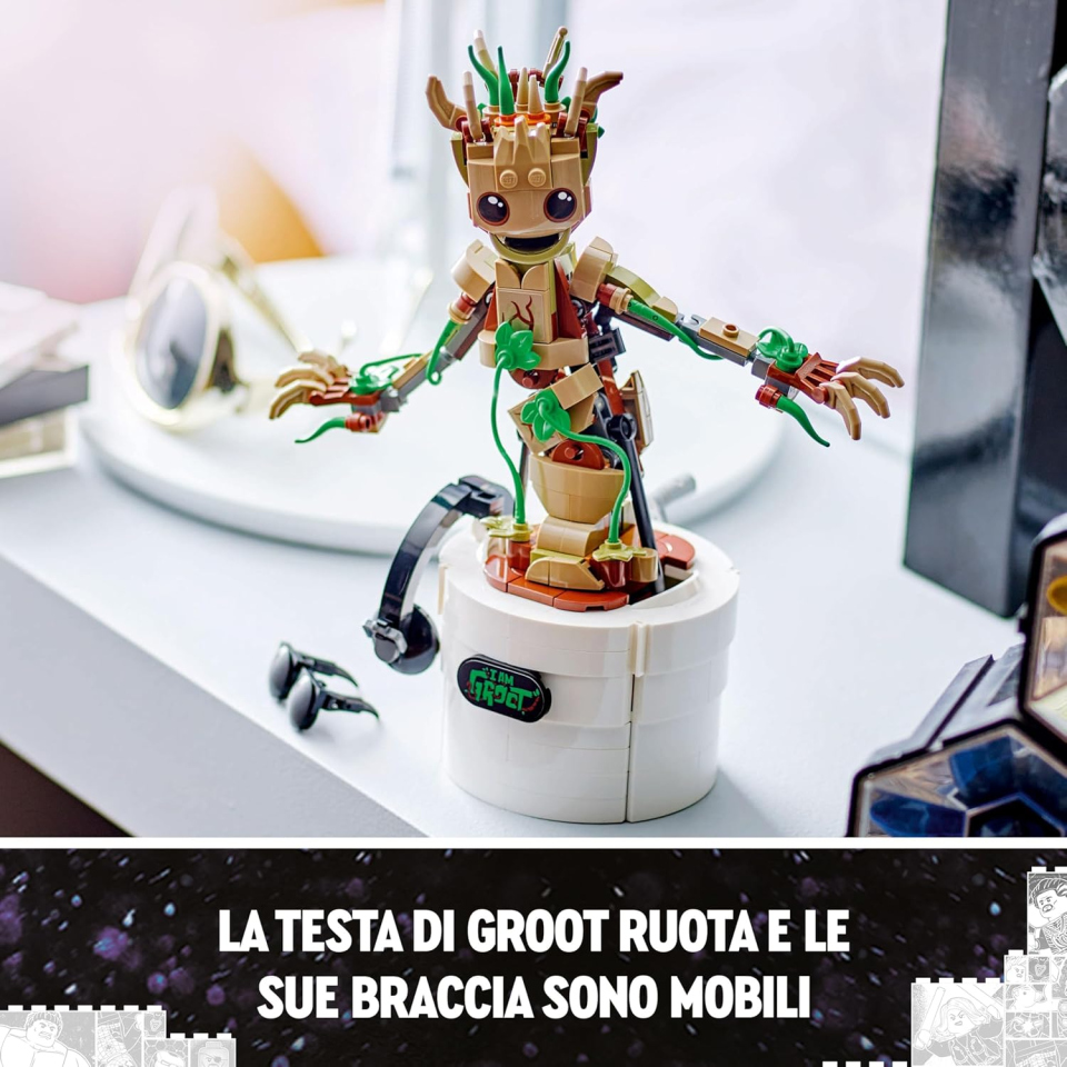 LEGO Marvel Groot Ballerino 76297 – Set Costruzioni Danzante