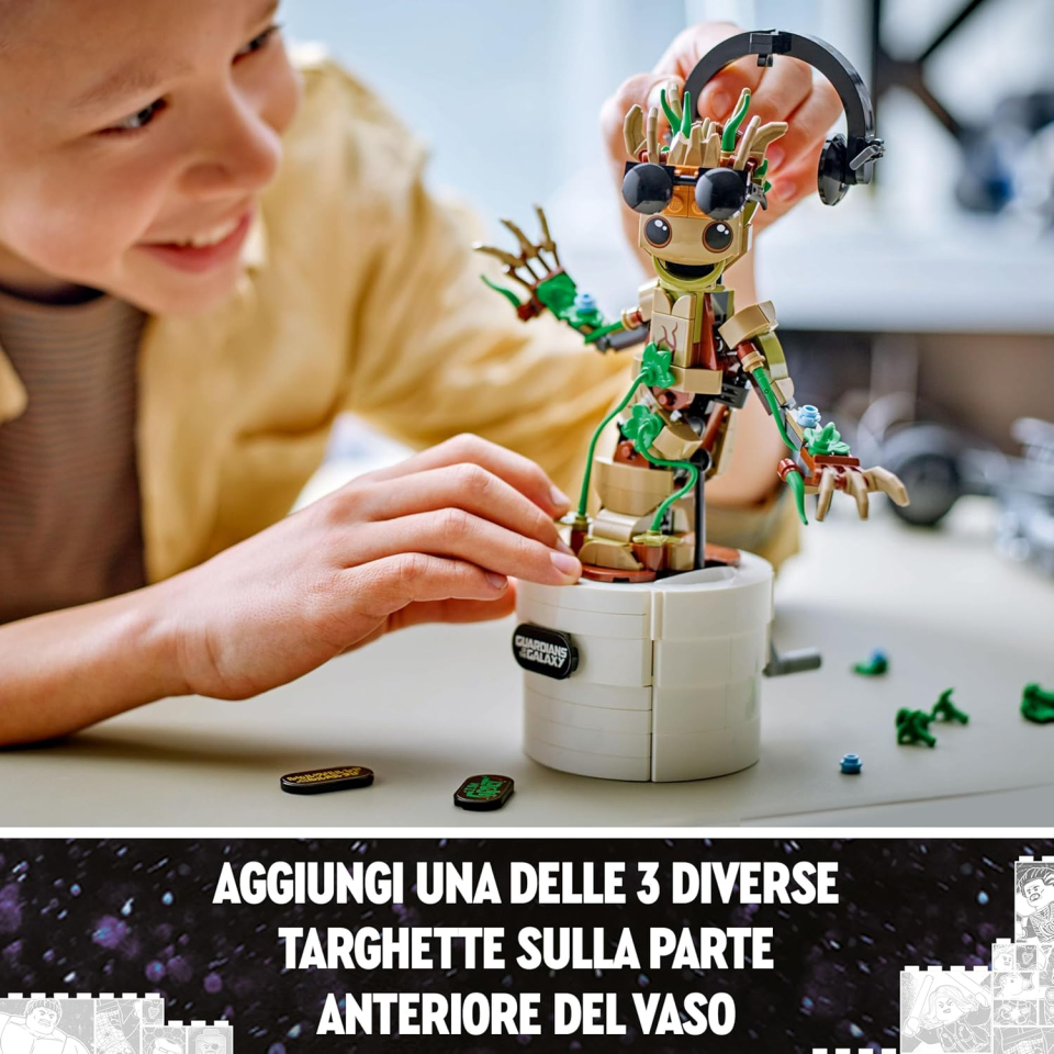 LEGO Marvel Groot Ballerino 76297 – Set Costruzioni Danzante
