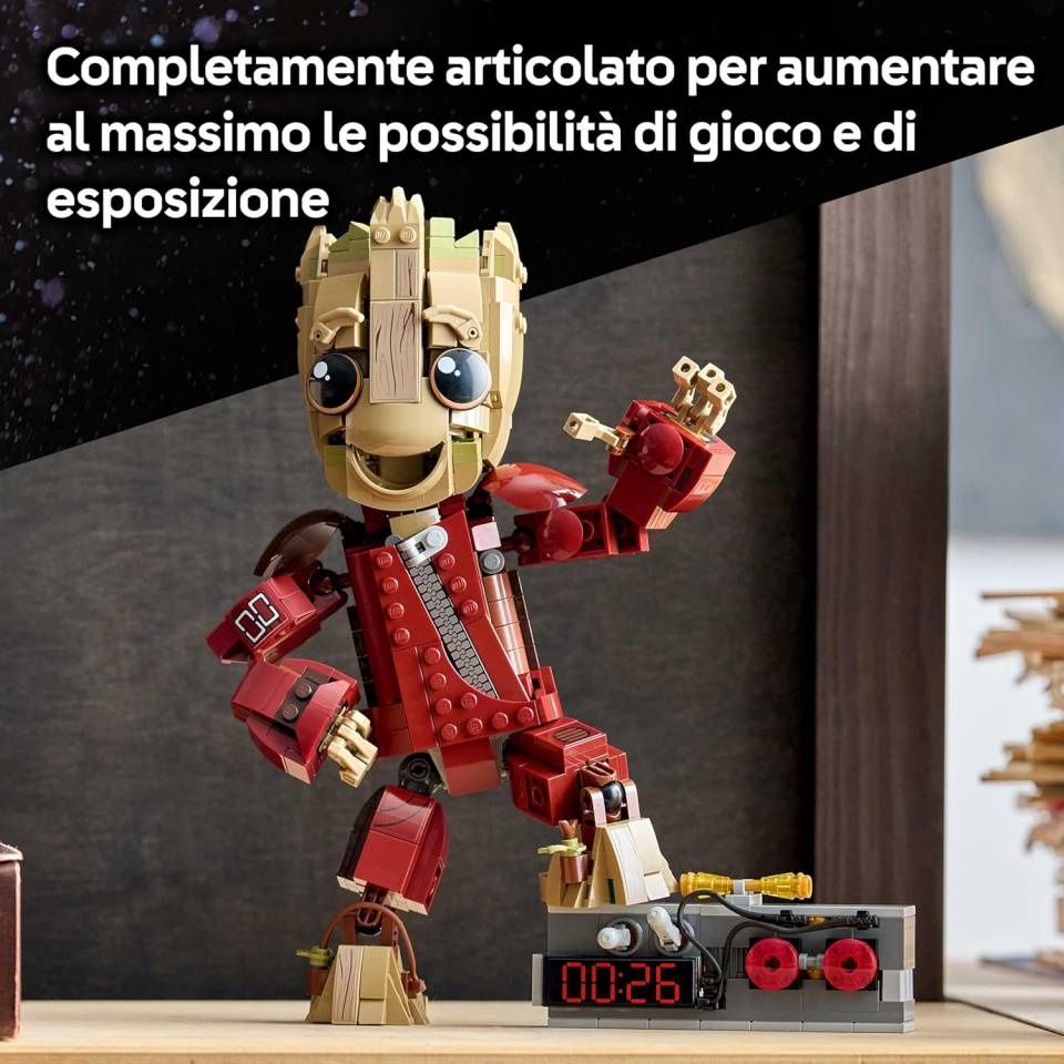 LEGO Marvel Groot in Tuta da Ravager 76341