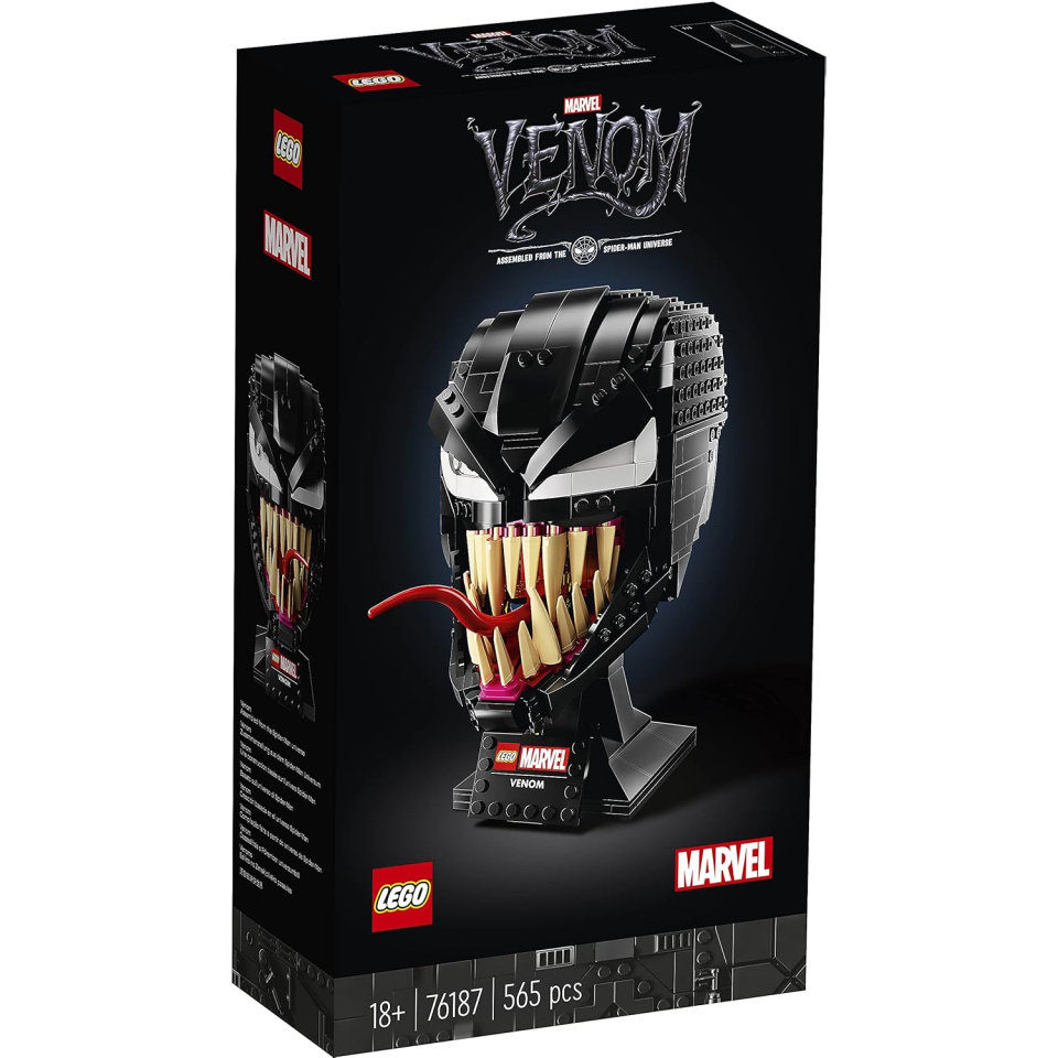 LEGO Marvel Maschera di Venom 76187 – Set da Collezione per Adulti