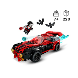 LEGO Marvel Miles Morales vs Morbius 76244 – Set con Macchina da Corsa Spider-Man
