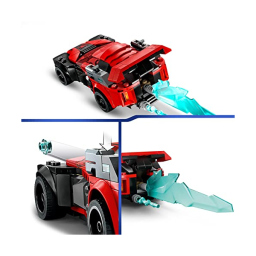 LEGO Marvel Miles Morales vs Morbius 76244 – Set con Macchina da Corsa Spider-Man