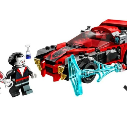 LEGO Marvel Miles Morales vs Morbius 76244 – Set con Macchina da Corsa Spider-Man