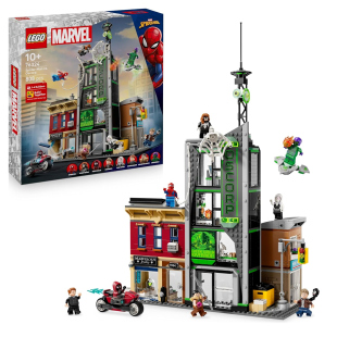 LEGO Marvel Spider-Man Contro Oscorp 76324 - Set Costruzioni con 8 Minifigure