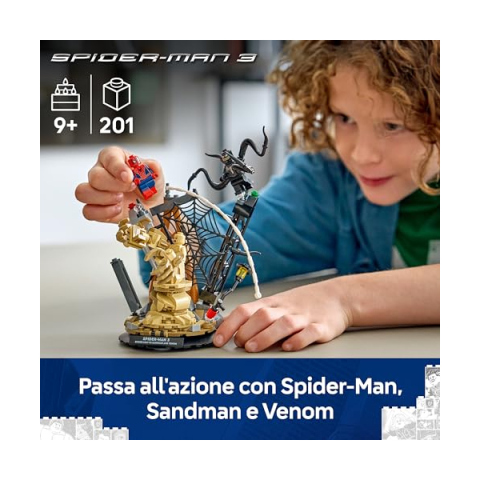 LEGO Marvel Battaglia Epica Spider-Man vs Sandman 76334