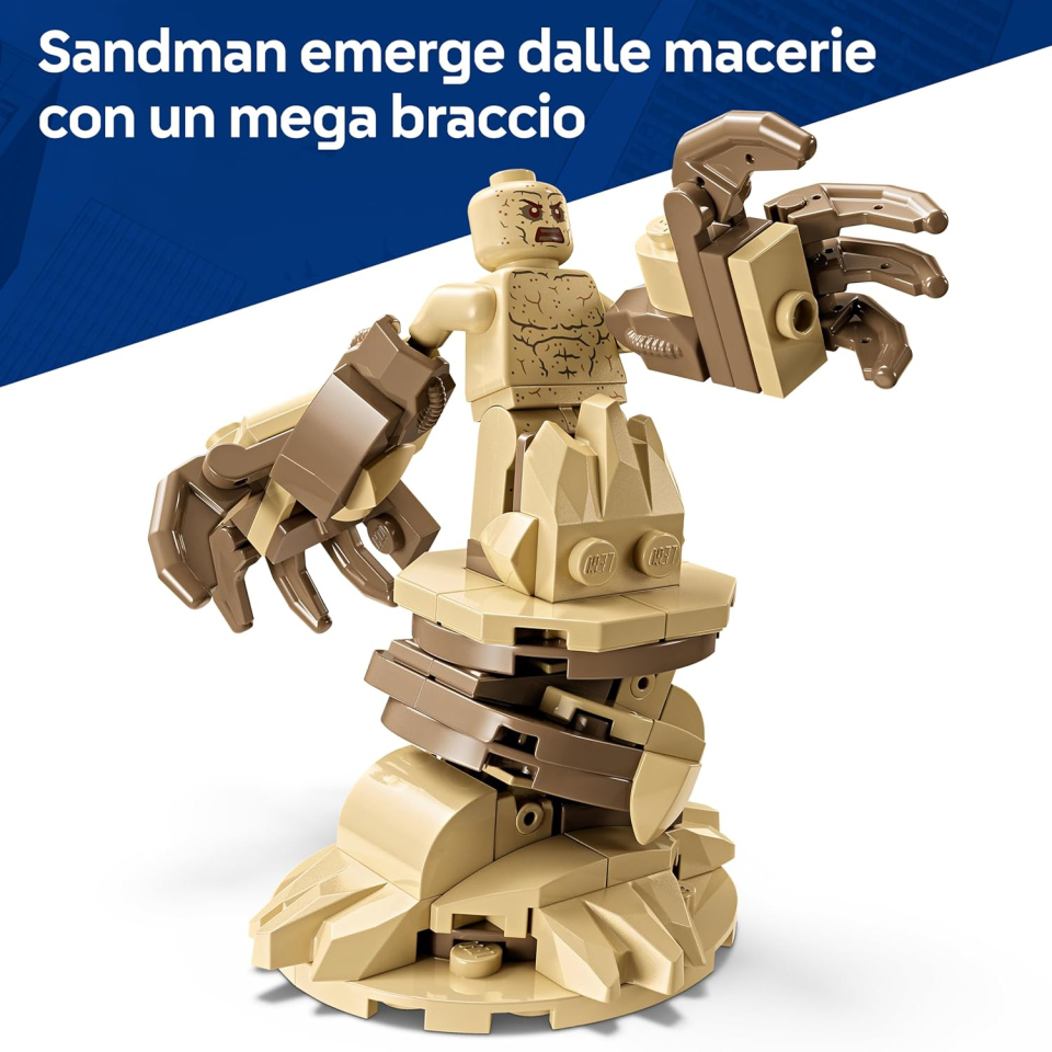 LEGO Marvel Battaglia Epica Spider-Man vs Sandman 76334