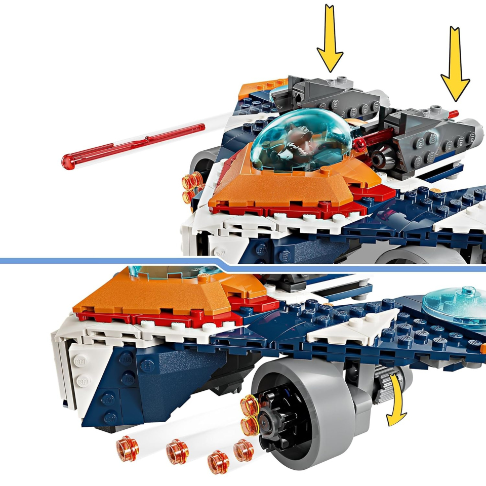 LEGO Marvel Warbird di Rocket vs. Ronan 76278