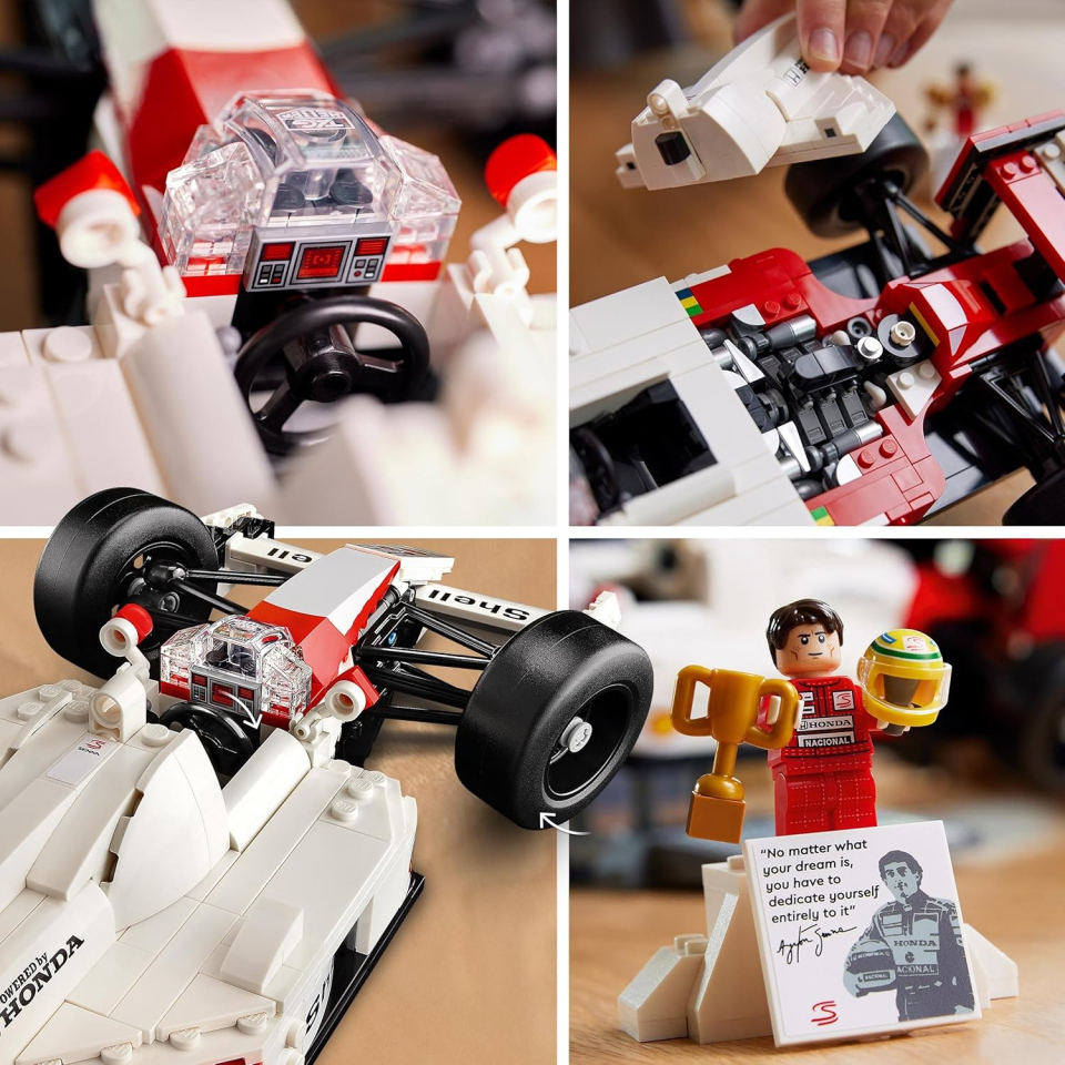 LEGO Icons McLaren MP4/4 con Ayrton Senna 10330