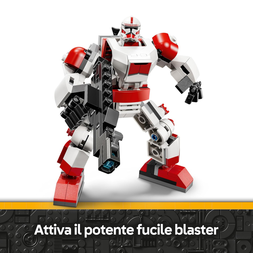 LEGO Star Wars Mech Clone Shock Trooper con Minifigure