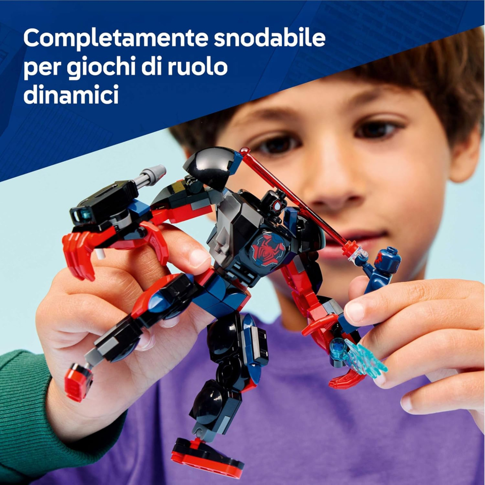 LEGO Marvel Mech di Miles Morales vs Spider-Man 2099 (76337)