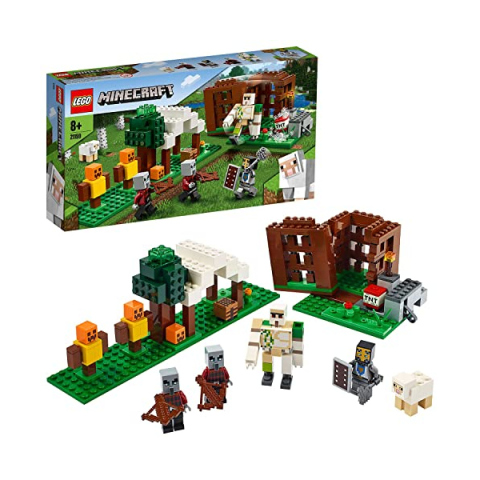 LEGO Minecraft Avamposto del Saccheggiatore 303 pezzi