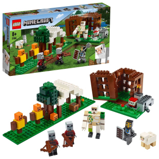 LEGO Minecraft Avamposto del Saccheggiatore 303 pezzi