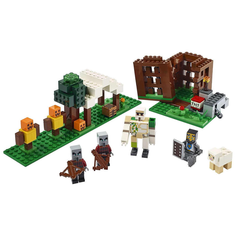 LEGO Minecraft Avamposto del Saccheggiatore 303 pezzi