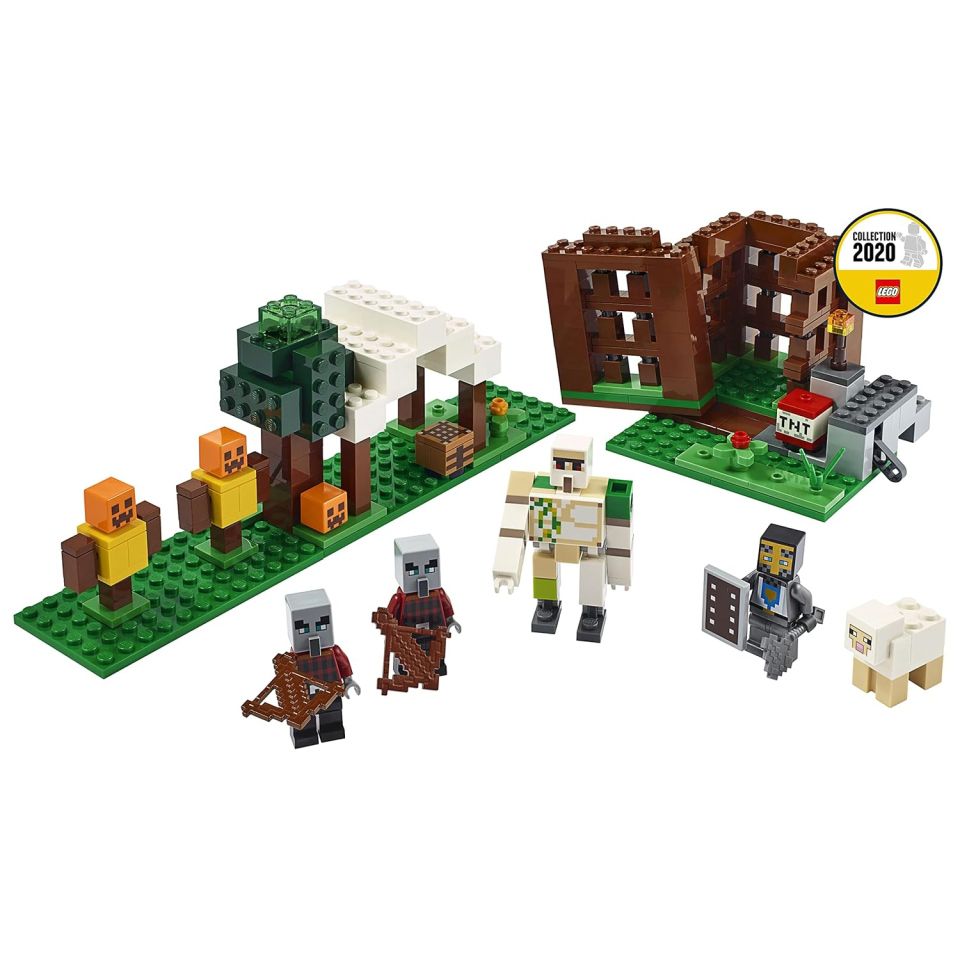 LEGO Minecraft Avamposto del Saccheggiatore 303 pezzi