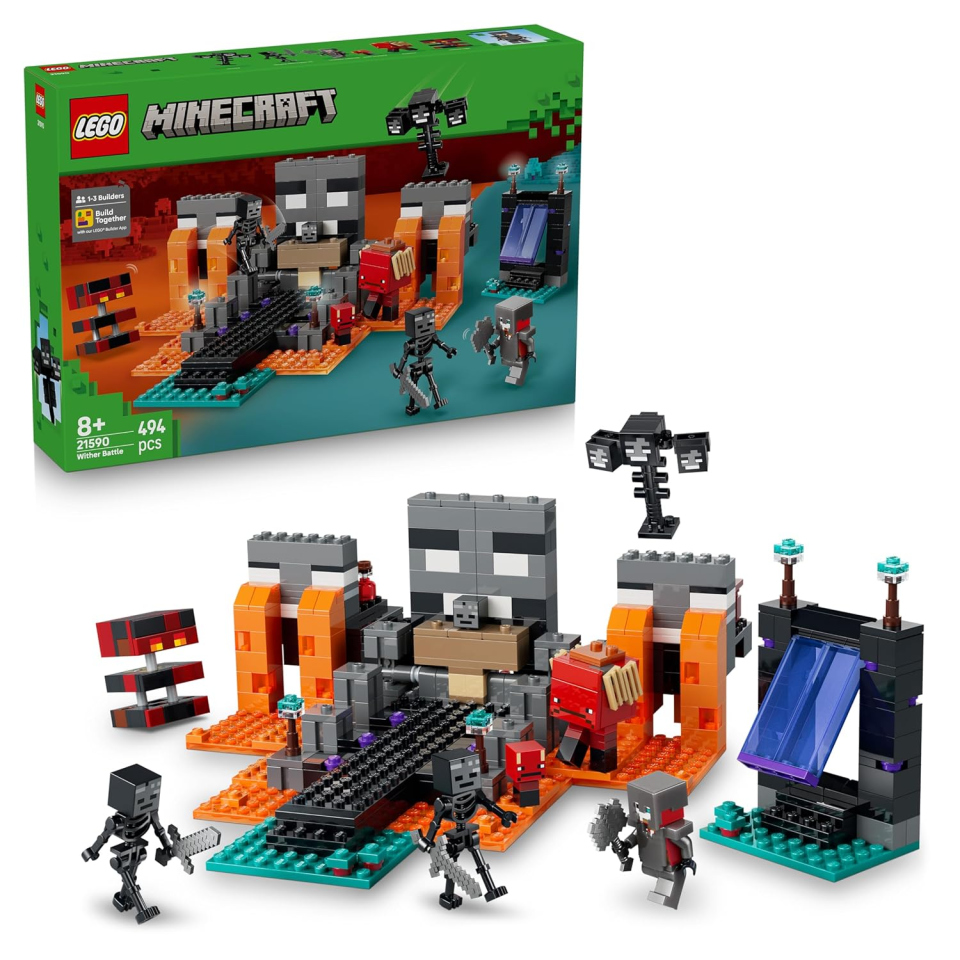 LEGO Minecraft Battaglia Contro il Wither 21590 – Set Costruzioni con Portale del Nether