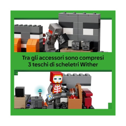 LEGO Minecraft Battaglia Contro il Wither 21590 – Set Costruzioni con Portale del Nether
