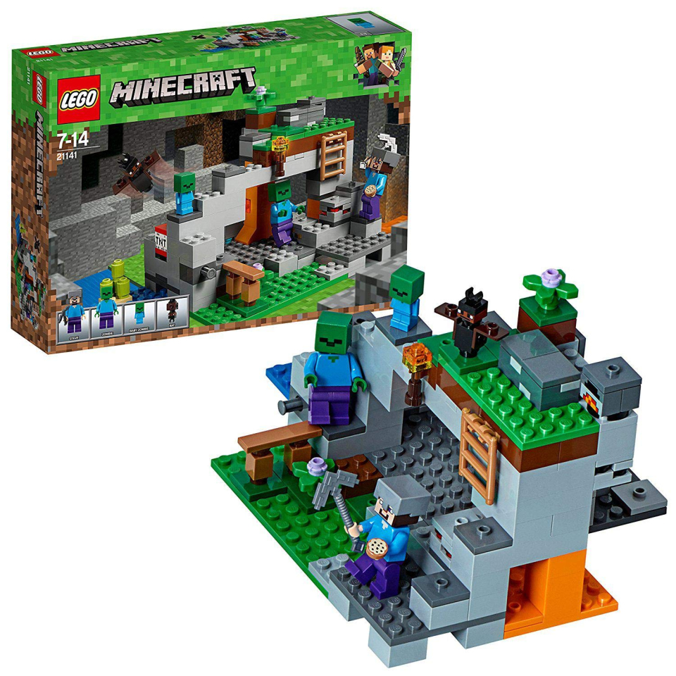 LEGO Minecraft La Caverna dello Zombie con Steve e Zombie