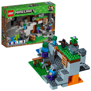 LEGO Minecraft La Caverna dello Zombie con Steve e Zombie