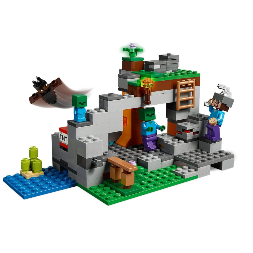 LEGO Minecraft La Caverna dello Zombie con Steve e Zombie