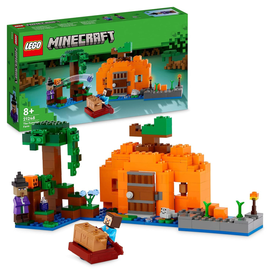 LEGO Minecraft Fattoria delle Zucche set con Steve