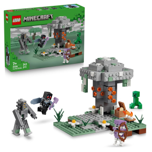 LEGO Minecraft Giardino Pallido con Creaking e Mothman