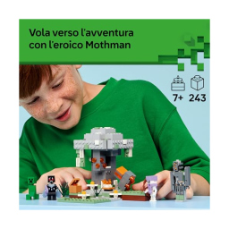 LEGO Minecraft Giardino Pallido con Creaking e Mothman