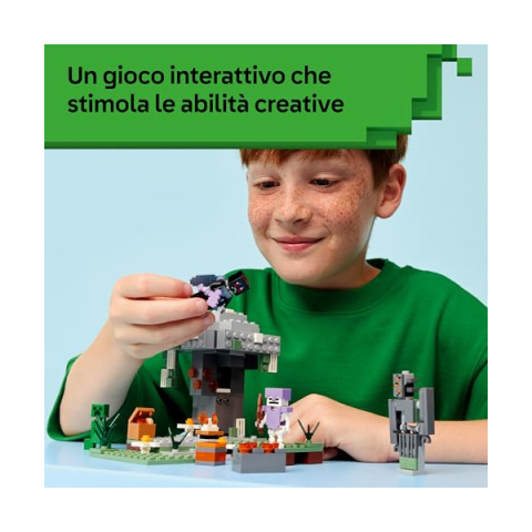 LEGO Minecraft Giardino Pallido con Creaking e Mothman