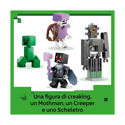 LEGO Minecraft Giardino Pallido con Creaking e Mothman