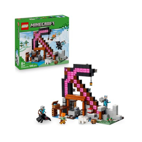LEGO Minecraft La Miniera delle Piccozze 21277 – Set Costruzioni con Alex e Ragno
