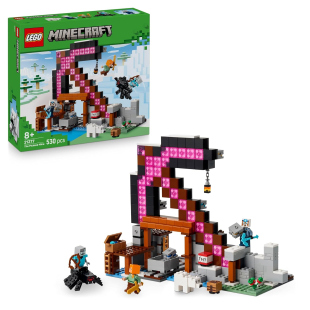 LEGO Minecraft La Miniera delle Piccozze 21277 – Set Costruzioni con Alex e Ragno
