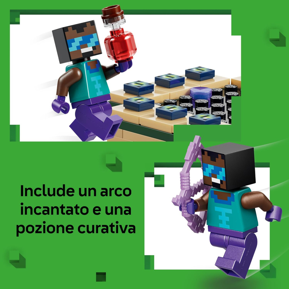 LEGO Minecraft Portale del Nether e dell'End 21584