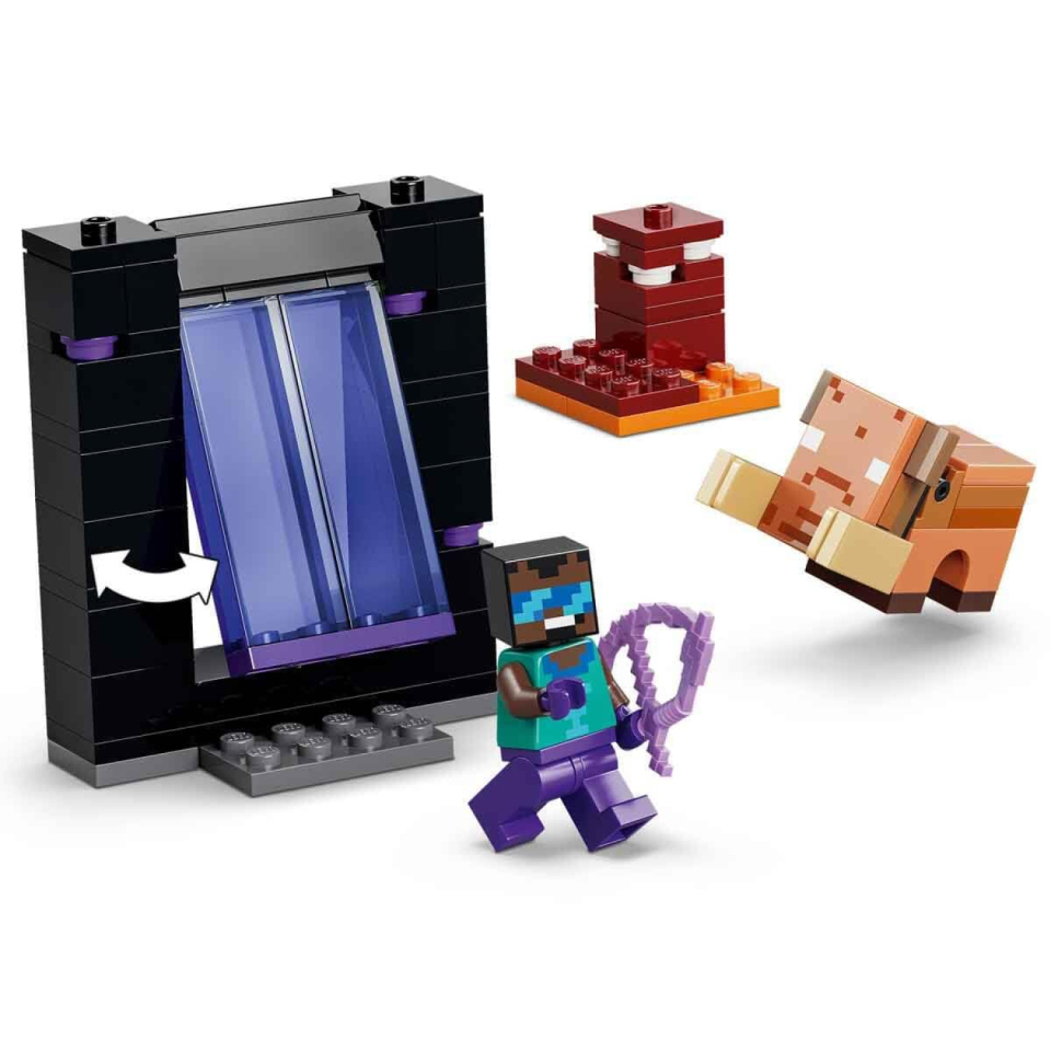 LEGO Minecraft Portale del Nether e dell'End 21584